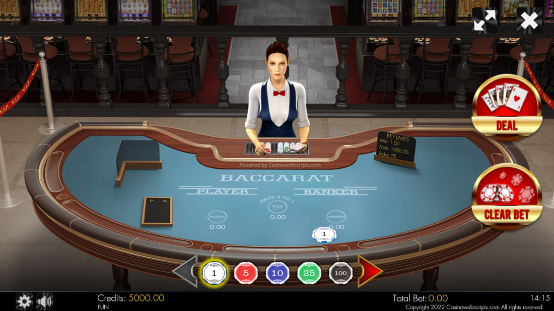 Baccarat 3D Dealer